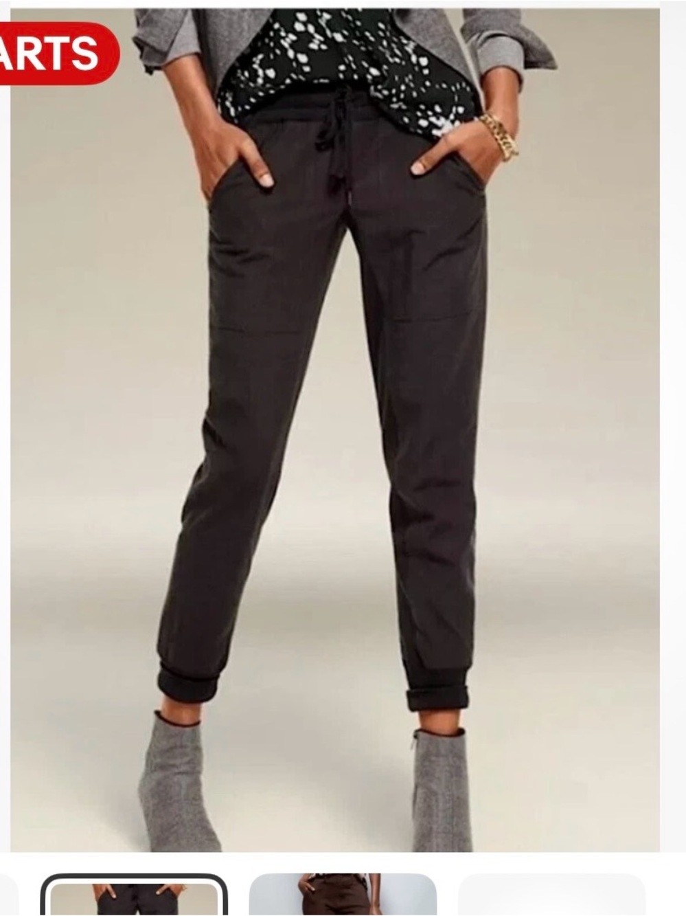 CAbi compass pant Dark Brown Jogger pants